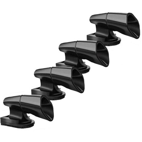 4 pièces Sifflets de cerf Avertissement de la faune pour voitures, véhicules, motos, noir Ultrasonique Cerf Attention, équipement à ultrasons (1/5)