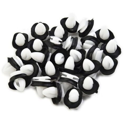 Lot de 100 clips de fixation pour portes de voiture avec joint en caoutchouc 9 mm, clips pour pare-chocs Citroën Jumper, Peugeot Boxer, Fiat (1/5)