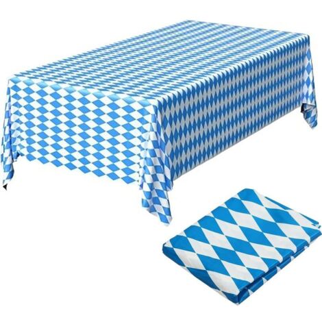 Lot de 2 nappes Oktoberfest – Dimensions 220 × 130 cm – Décoration de table festive (1/5)