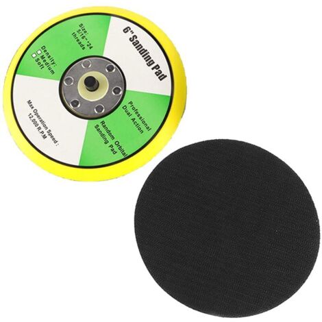 Plateau de ponçage 150 mm avec vis M8, plateau de ponçage 150 mm, plateau de support de 150 mm, polissage, cire, ponceuse électrique, outil de ponçage (1/5)