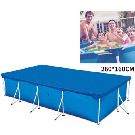 Poolplane Bâche de Couverture Poolabdeckung Piscine couverture d'hiver de la Piscine (pas de Piscine), 260 cm, bleu (1/5)