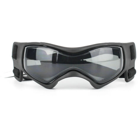 Lunettes de protection pour chien avec filtre UV, monture confortable, coloris noir taille M (1/3)