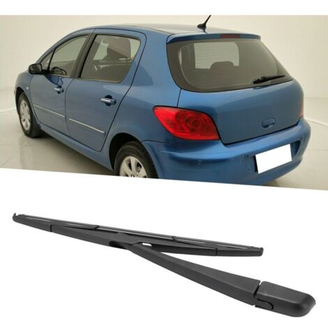 Essuie-glace arrière set pour Peugeot 307, 6429T1, ABS+Résine, résistant à des conditions extrêmes, noir,Style 1 (1/5)