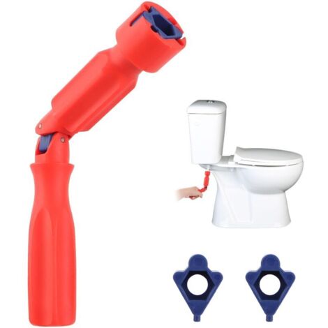 Clé pour Charnière Abattant WC–Outil de Montage Universel 10/13/17 mm pour Siège de Toilette,Clé d’Installation en Plastique Durable (1/5)