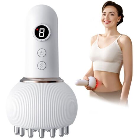 Masseur Anti Cellulite 3 Modes, Massage Minceur Appareil à 9 Vitesses, Aide à Réduire les Vergetures et la Cellulite, Appareil de Modelage Corporel pour Jambes, Cuisses, Ventre, Fessiers (1/5)