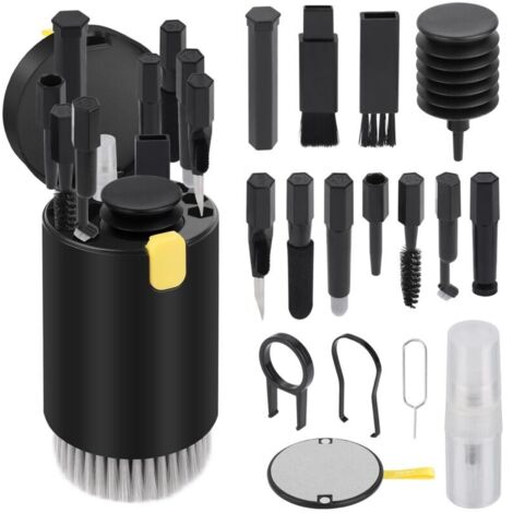 Kit Nettoyage Clavier 20-en-1 – Outils Portables de Nettoyage pour Clavier, Écran, AirPods, iPhone, PC et Appareil Photo (1/5)