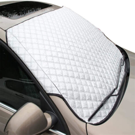 Pare-neige avant pour voiture 100×145 cm, protection pare-brise contre neige et givre, installation rapide et anti-vent (1/5)
