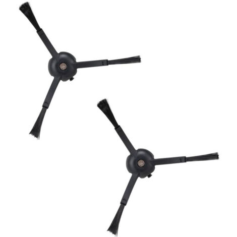 Lot de 3 brosses latérales triangulaires compatibles Roborock S8 / S8+ / S8 Pro Ultra, coloris noir (1/5)