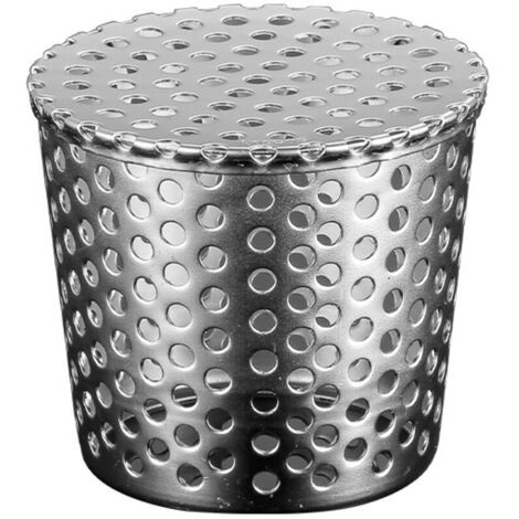 Filtre de descente de gouttière, protège-gouttière en acier inoxydable de 11 × 9 cm, couvercle de gouttière conique ajouré, empêche le blocage (1/5)