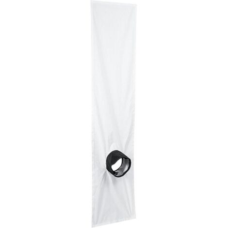 Kit d'étanchéité pour fenêtre de climatiseur à double ouverture de 2 m, Tissu d'étanchéité pour grille d'aération de climatiseur, Déflecteur de flux (1/5)