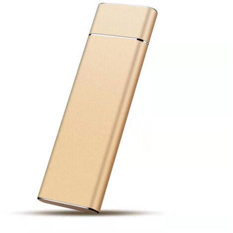 Disque dur externe SSD portable haute vitesse 64 Go - 1 To - Or accessoires informatiques (1/3)
