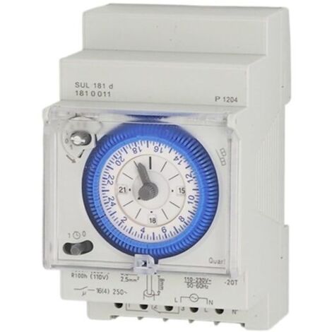 16A, Minuterie mécanique, Interrupteur de commande de temps, 1 pièces, SUL181d SYN161d TM181d SUL181H SUL180A (Size : 380VAC) (1/5)