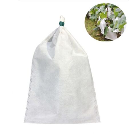 100 manchons de fruits 20 x 30 cm – sac respirant, anti-poussière, anti-insectes et anti-oiseaux (1/4)