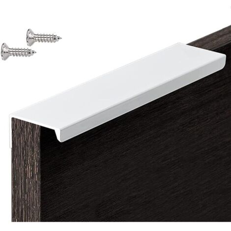 Lot de 1 Poignée Invisibles pour Cuisine, Meuble, Salle de Bain, Armoire et Tiroir - Poignée Cachée pour Porte d'Armoire, Espacement des trous 256mm (1/5)