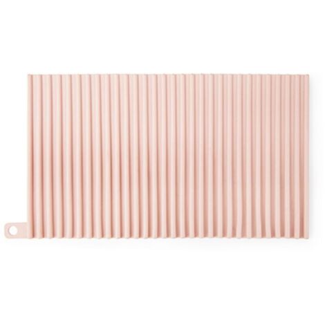 Planche à Laver Antidérapante Souple Washboard Compact Pour Linge Pour Voyage Et Usage Domestique Nettoyage -vêtements Et Chaussettes, rose (1/5)