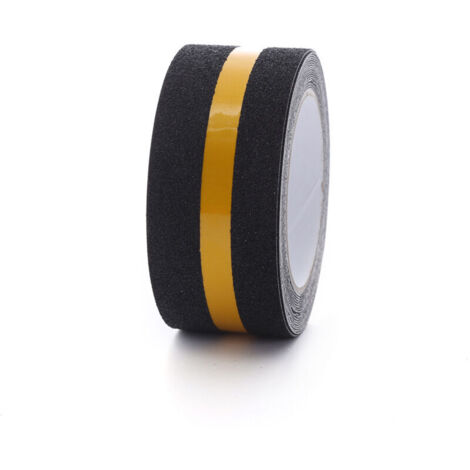 (Jaune 2m5cm) Ruban phosphorescent, antidérapant et givré, utilisé pour les avertissements d'escalier et le guidage réfléchissant (1/5)