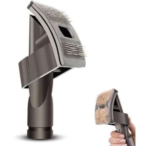 Brosse pour chien Dyson V6, V7, V8, V10, V11, poils moyens/longs pour petits animaux, à utiliser avec des adaptateurs (1/4)