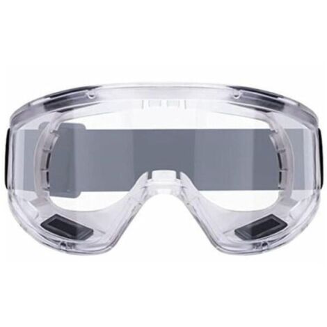 Lunettes de protection antibuée, lunettes de sécurité anti-rayures, parfaites pour le bricolage, la chimie, la construction, les chantiers de construction (1/4)