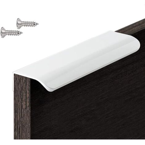 1 Poignée Invisibles pour Cuisine, Meuble, Salle de Bain, Armoire et Tiroir - Poignée Cachée pour Porte d'Armoire, Espacement des trous 256mm (1/5)