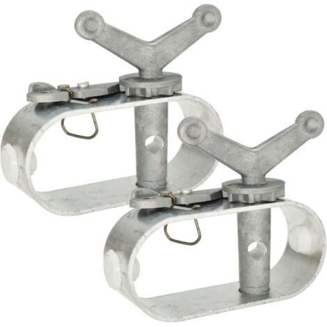 Lntyq 2 pcs Tendeurs pour Corde de Piscine Tendeur de Câble de Serrage pour Bâche de Piscine Treuil de Couverture de Piscine, Tendeur de Corde Treuil Construit en Aluminium Tendeur Couverture Hiver Pi (1/5)