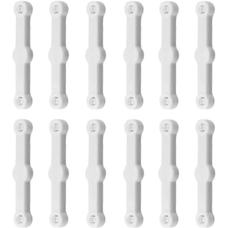 Lntyq 12 Pièces Bandes De Fixation De Moustiquaire Anti-Moustique, Support De Moustiquaire De Fenêtre Pratique, Clip De Moustiquaire De Fenêtre Sans Perforation, Filets Anti-Insectes (1/5)