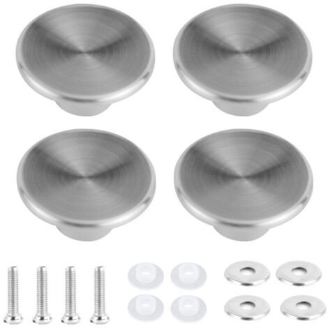 Lntyq Bouton de couvercle de casserole - Lot de 4 - Boutons de couvercle - Couvercle de casserole en acier inoxydable - Bouton de couvercle de casserole - Poignée de maintien du couvercle - Bouton de