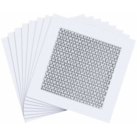 Lntyq Lot de 8 patchs de réparation muraux en fibre de verre pour cloison sèche - Pour couvrir les fissures et les trous sur les clôtures en vinyle - Patchs autocollants en aluminium (1/5)