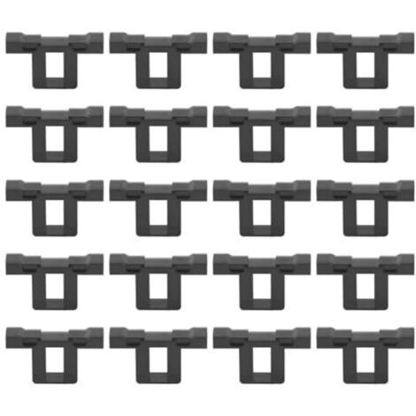 Lntyq Lot de 20 clips de drainage de l'eau pour panneaux solaires PV Modules de nettoyage 30 mm Clip pour évacuation de l'eau