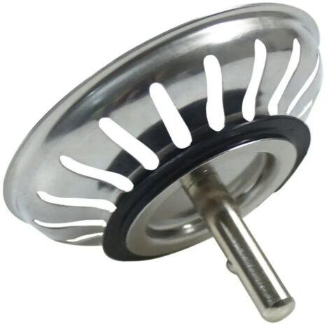 Lntyq Bouchon Evier Cuisine 79.3mm Filtre évier Cuisine Acier Inoxydable Panier d'évier Crépine Cuisine Meilleur pour Vidange et Antiblocage (1/5)