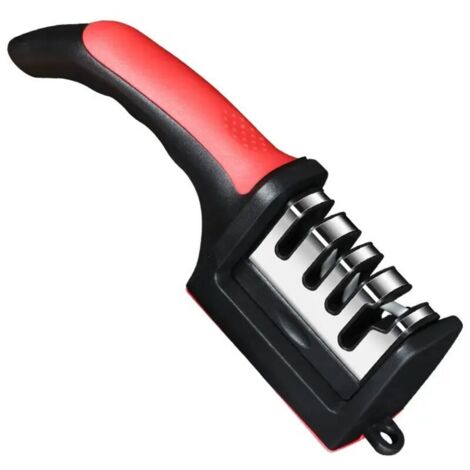 Lntyq Aiguiseur Couteaux Professionnel Affuteur Couteau Professionnel Aiguiseur Ciseaux Avec une Base Antidérapante pour Restauration Polissage Couteaux et Ciseaux(2355.7cm)