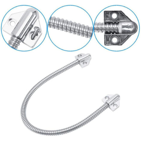 Lntyq Gaine de protection flexible pour câble de porte blindé avec extrémités 400 mm x 11,2 mm Blanc (1/5)