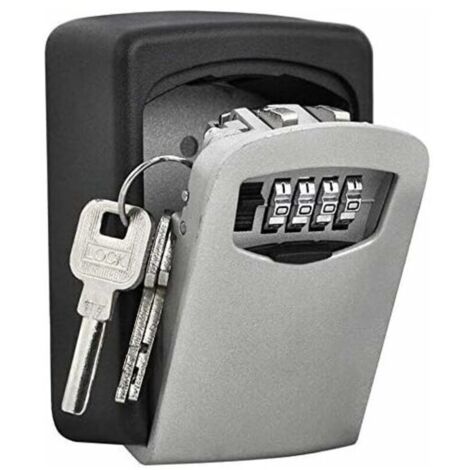 Lntyq Armoire à clés Boite à Clés Haute sécurité de la police Safe Key Murale à 4 chiffres clés Coffre Combination Lock stocker les clés de (1/5)