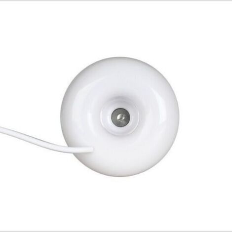 Lntyq Mini Humidificateur USB Portable Forme de Donut Humidificateur d'air à Atomisation pour Voiture, Voyage, Maison, Bureaux (blanc) (1/5)