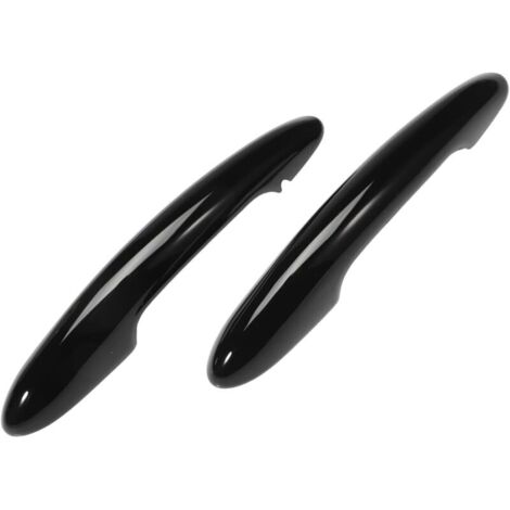 Lntyq Protecteur de Poignée de Porte Extérieure Noir pour Mini Cooper F56 F57 poignées de porte de voiture Coque protectrice sans trou gauche et droite Remplacer 7434537 7317633 (1/5)