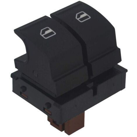 Lntyq Bouton de Lève-vitre électrique, Interrupteur de Fenetre Vitre pour Skoda Octavia Fabia 2 Roomster 1Z0959858 (1/5)