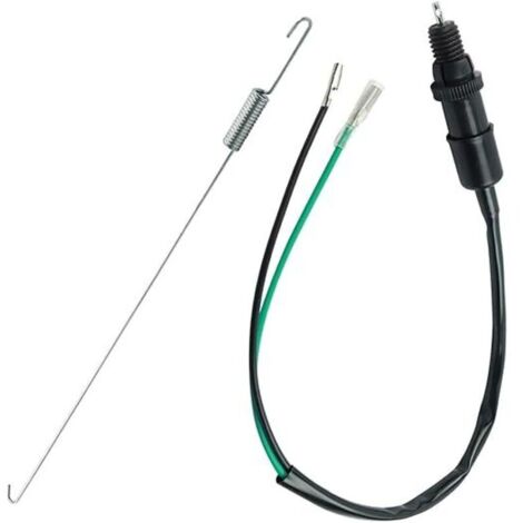 Lntyq Interrupteur de feu stop arrière de moto universel avec kit de ressort adapté aux quads Honda Kawasaki Suzuki Yamaha ATV Scooters