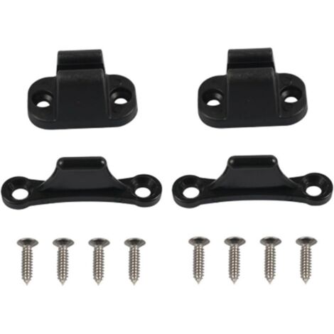 Lntyq 2PCS Kit De Support De Porte RV Caravane Forme De T Porte Bouchon De Retenue Serrure Nylon Camping-Car Porte Porte Titulaire Casier pour Camping-Car (1/5)