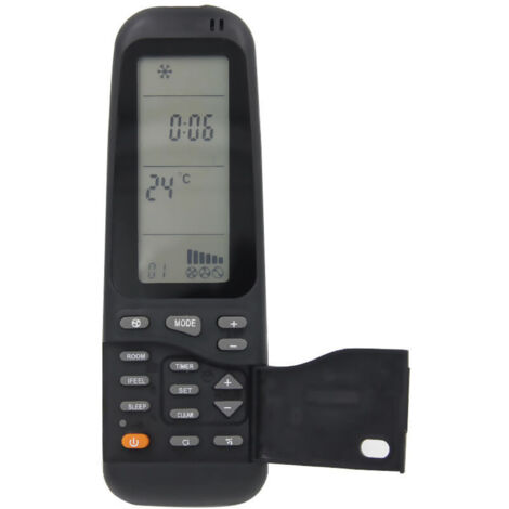 Lntyq Télécommande Universelle pour Climatiseur Electra/Airwell/Emailair/Elco RC-3, Air Conditioner Télécommande de Remplacement - Noir (1/4)