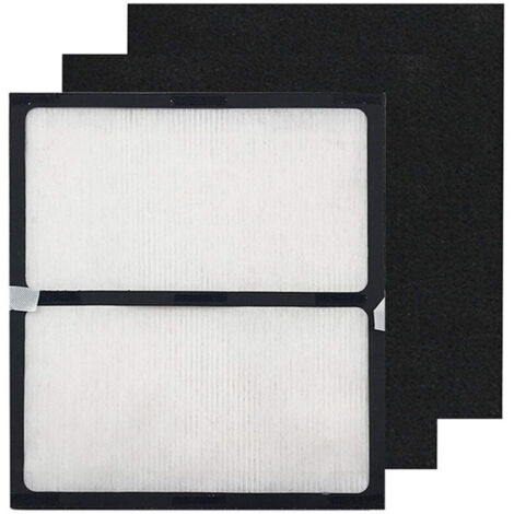 Lntyq Filtre de rechange IAF-H-100D compatible avec les purificateurs d'air Idylis AC-2123 AC-2118 IAP-10-280, H13 HEPA + 2 x pré-filtres à charbon actif pour purifier l'air, la poussière et les COV (1/5)