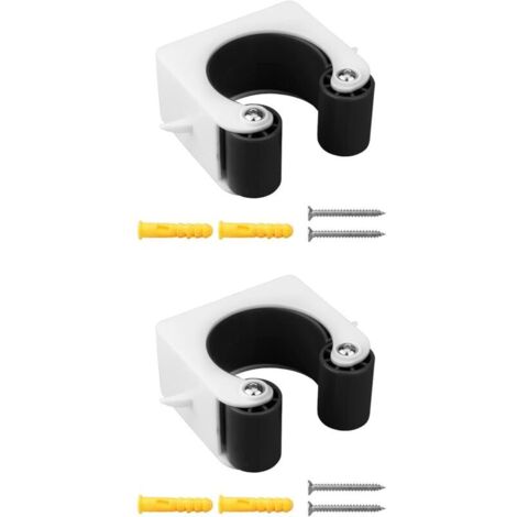 Lntyq Boucle de stationnement de vélo Clip de rangement pour porte-vélos Boucle de stationnement de vélo de montagne Support de rangement pour clip de vélo pour supports muraux de vélo bicyclette 2 PC