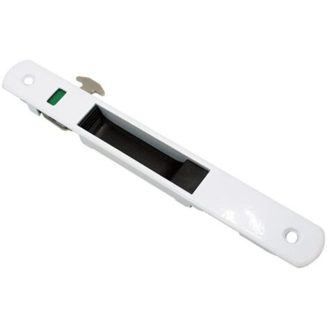 Lntyq Serrure de Porte Coulissante Moderne pour Fenêtre et Porte Coulissante en Verre, Sécurité à Domicile(Blanc,28mm) (1/4)
