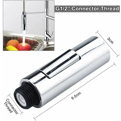 Lntyq Douchette Extractible Robinet,2 modes Robinet Pulvérisateur de Cuisine,Douchette de cuisine extractible Pommeau,de douche de rechange Pommeau
