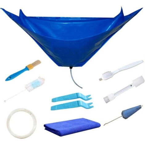 Lntyq – Housse de nettoyage pour climatiseur divisé – PVC imperméable – Design d'évacuation – Taille extensible jusqu'à 92 cm – Kit complet avec accessoires (1/5)