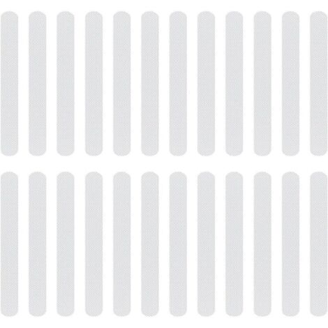 Lntyq 24 Pièces Bandes Antidérapantes Douche, Adhésifs Sécurité pour Salle de Bain, Autocollants Transparents pour Baignoire, Escaliers, Piscine pour Enfants, Résistant à l’Eau et à la Poussière, 2x3 (1/5)