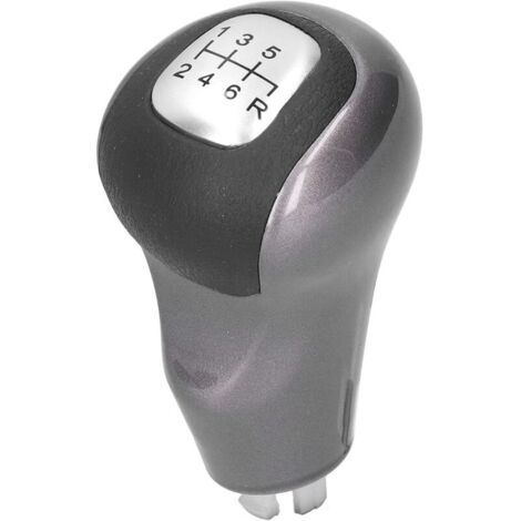Lntyq Pommeau de levier de vitesse de voiture à 6 vitesses pour Honda Civic DX EX LX 2006-2011(A (silver)) (1/5)