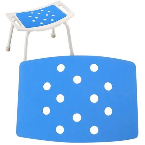 Lntyq Tapis de Chaise de Bain – Coussin de Banc de Douche antidérapant en Mousse EVA avec adhésif pour Personnes handicapées, Personnes âgées, incurvés(selles Non incluses)