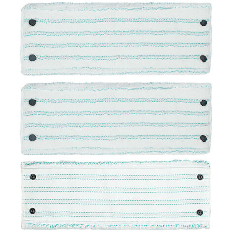 Lntyq Balais Serpillères de Rechange, Serpillères en Microfibre pour Leifheit Clean Twist M Micro Duo Têtes de Recharge de Vadrouille Chiffon 3 Pièces (1/5)