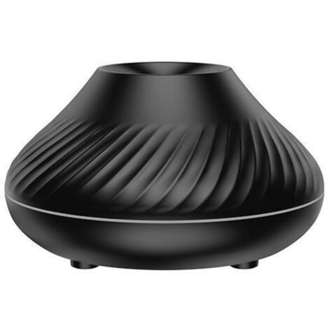 Lntyq Flame Aroma Diffuseur d'huiles essentielles humidificateur 7 Couleurs de Flamme, pour la Maison, la Chambre, Le Yoga, Le Bureau, avec Protection d'arrêt Automatique sans Eau (Black)