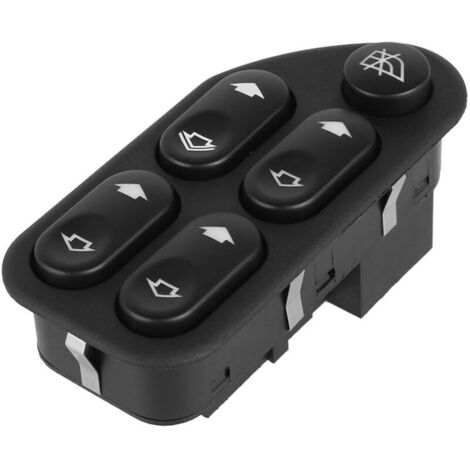 Lntyq Bouton de commande de fenêtre de voiture Pour Ford pour Ranger pour Fiesta pour Ecosport 2004-2008 interrupteur à bouton-poussoir de remplacement 7S6514529AA (1/4)