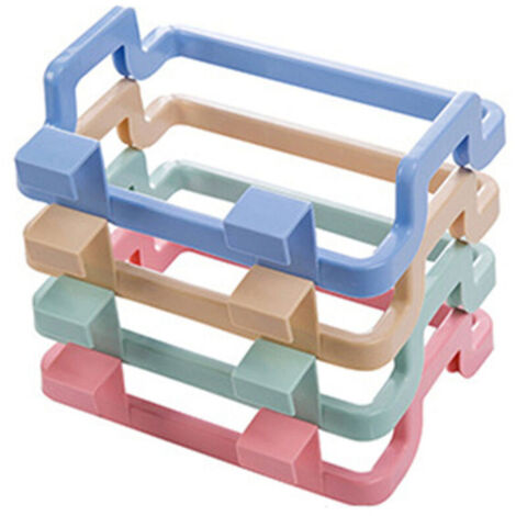 Lntyq 4 Pièce Porte d'armoire Porte-Sac Ordures,Suspendu Un Support de Cuisine Poubelle Support Sac Poubelle Etagère de Rangement Porte-Sacs Poubelle Portant,pour Poubelle à Suspendre